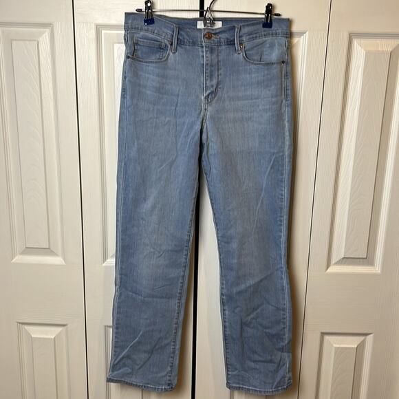 Denizen from Levi's Jeans High Rise Straight Denim Light Blue 27 - Picture 1 of 10